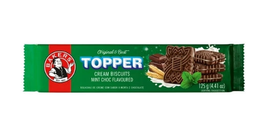 Bakers Topper Biscuit Choc Mint (1x125g)