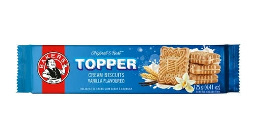 Bakers Topper Biscuits Vanilla (1x125g)