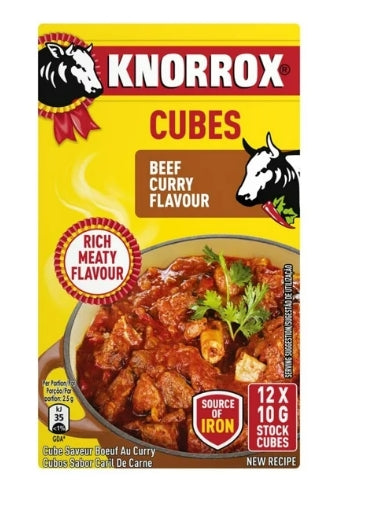 Knorrox 12's Stock Cubes Beef Curry