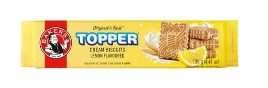 Bakers Topper Biscuits Lemon (1x125g)