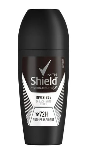 Shield Roll On Invisible Black and White 50ml
