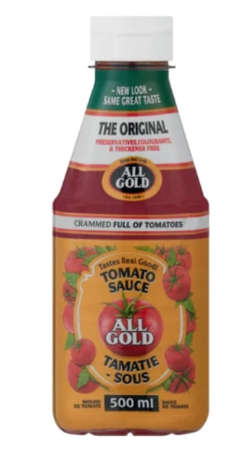 All Gold Original Tomato Sauce (1x500ml)